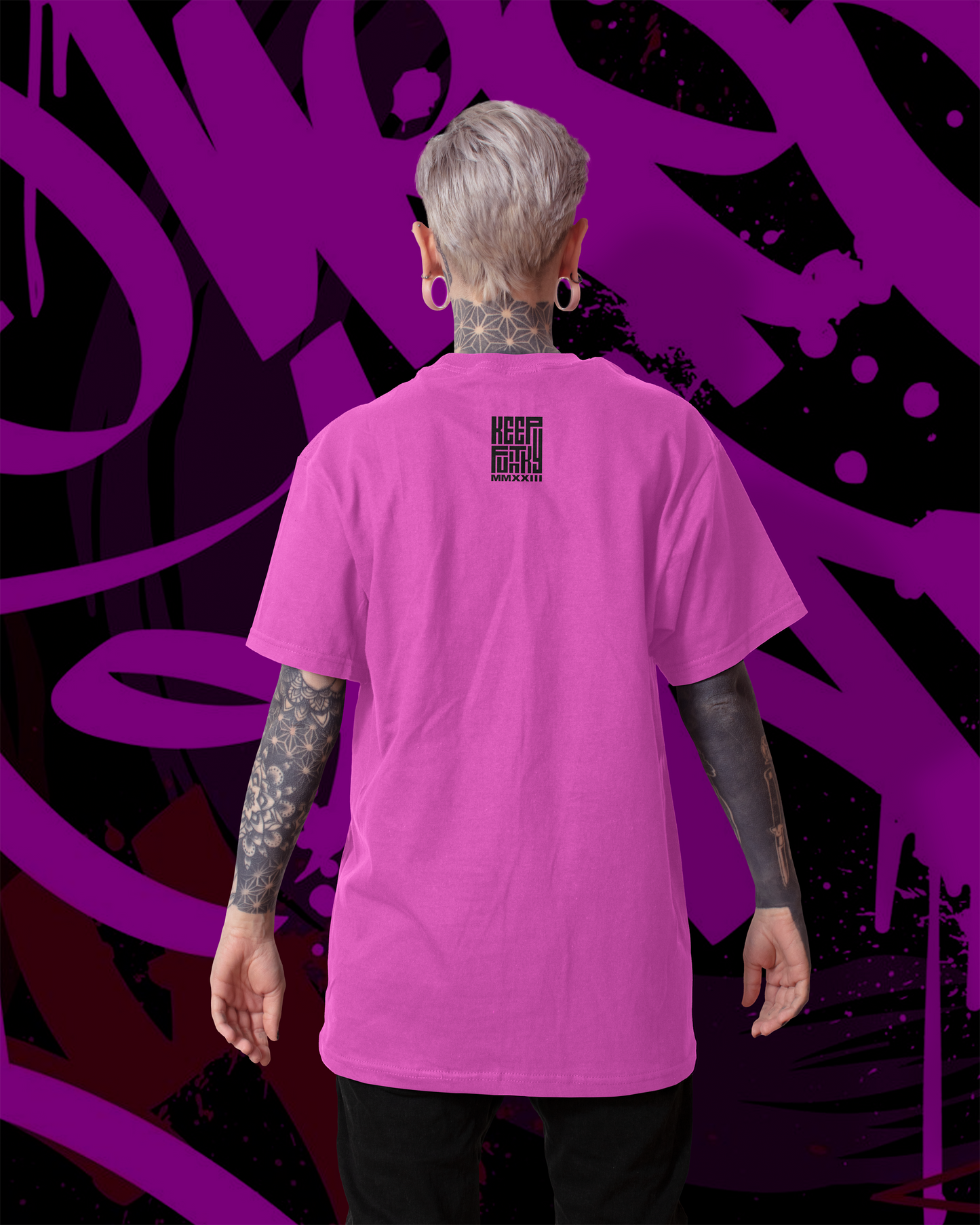 5 Star Funk "AFROPUNK" graffiti, graphic apparel, streetwear, Women's Graphic Tee