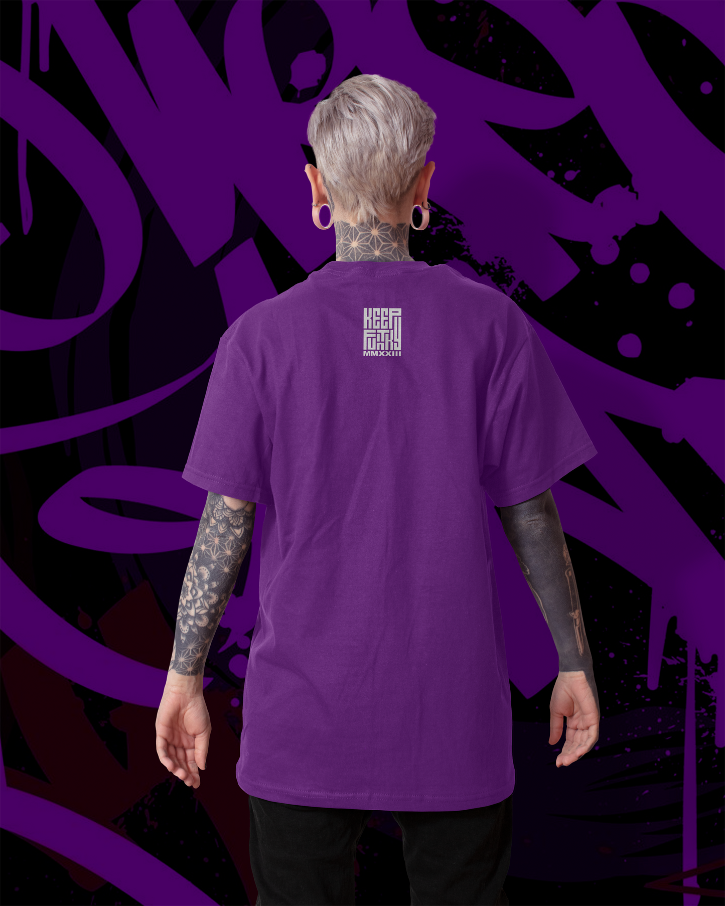 5 Star Funk "AFROPUNK" graffiti, graphic apparel, streetwear, Women's Graphic Tee