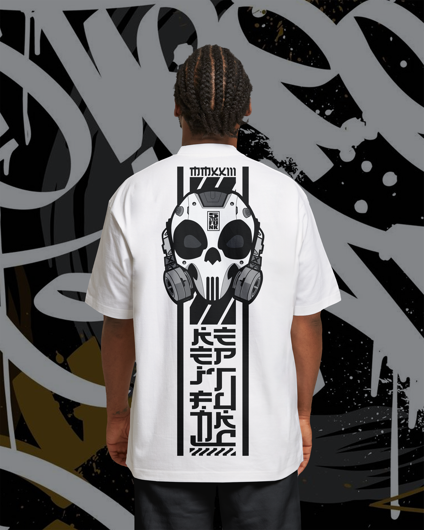 5 Star Funk Tech wear Phase 1, unisex, graphic apparel, streetwear, crew neck, Short sleeve, t-shirt