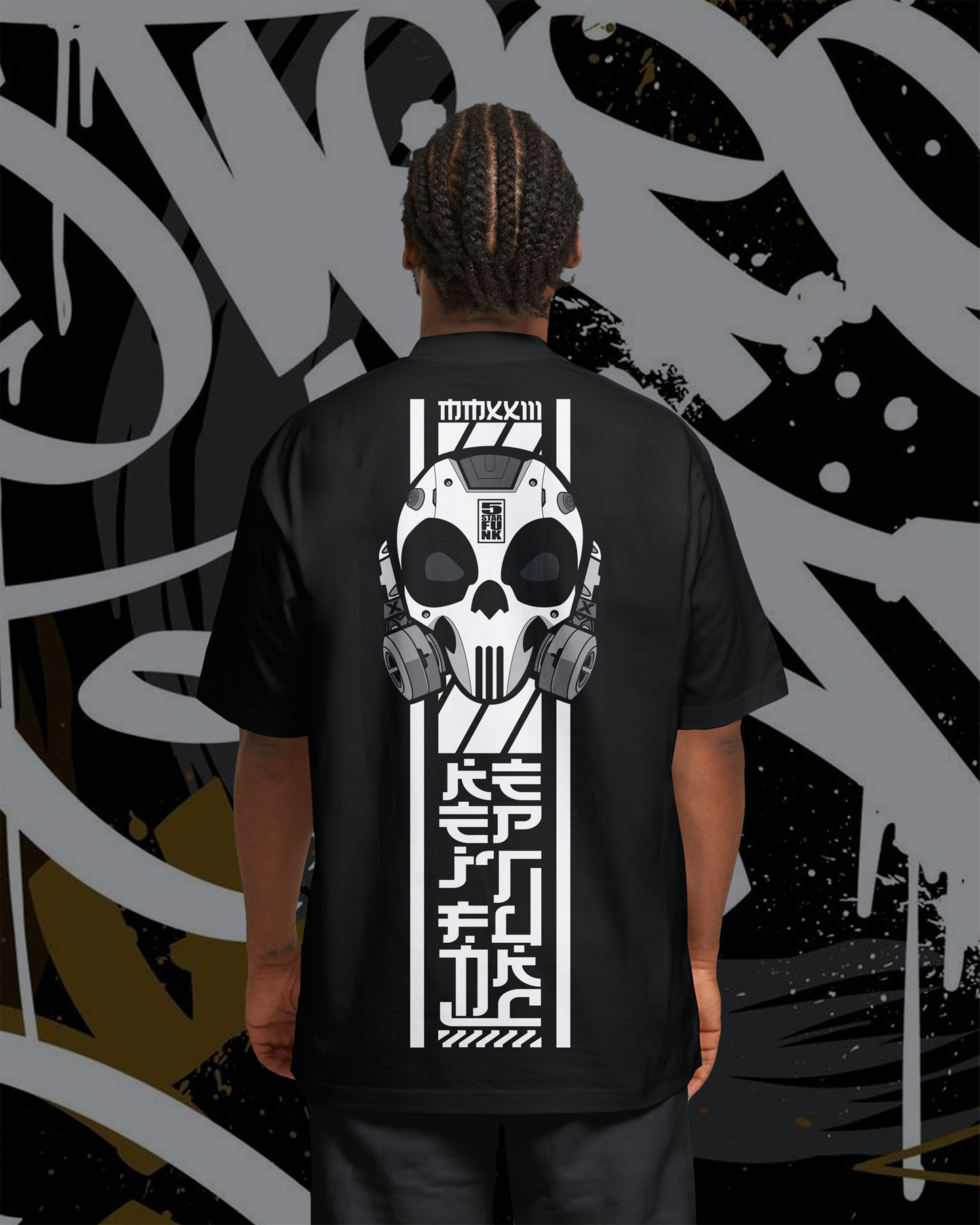 5 Star Funk Tech wear Phase 1, unisex, graphic apparel, streetwear, crew neck, Short sleeve, t-shirt