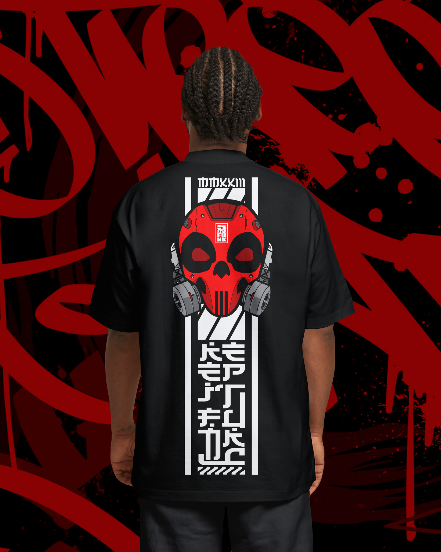 5 Star Funk Tech wear Phase 1, unisex, graphic apparel, streetwear, crew neck, Short sleeve, t-shirt