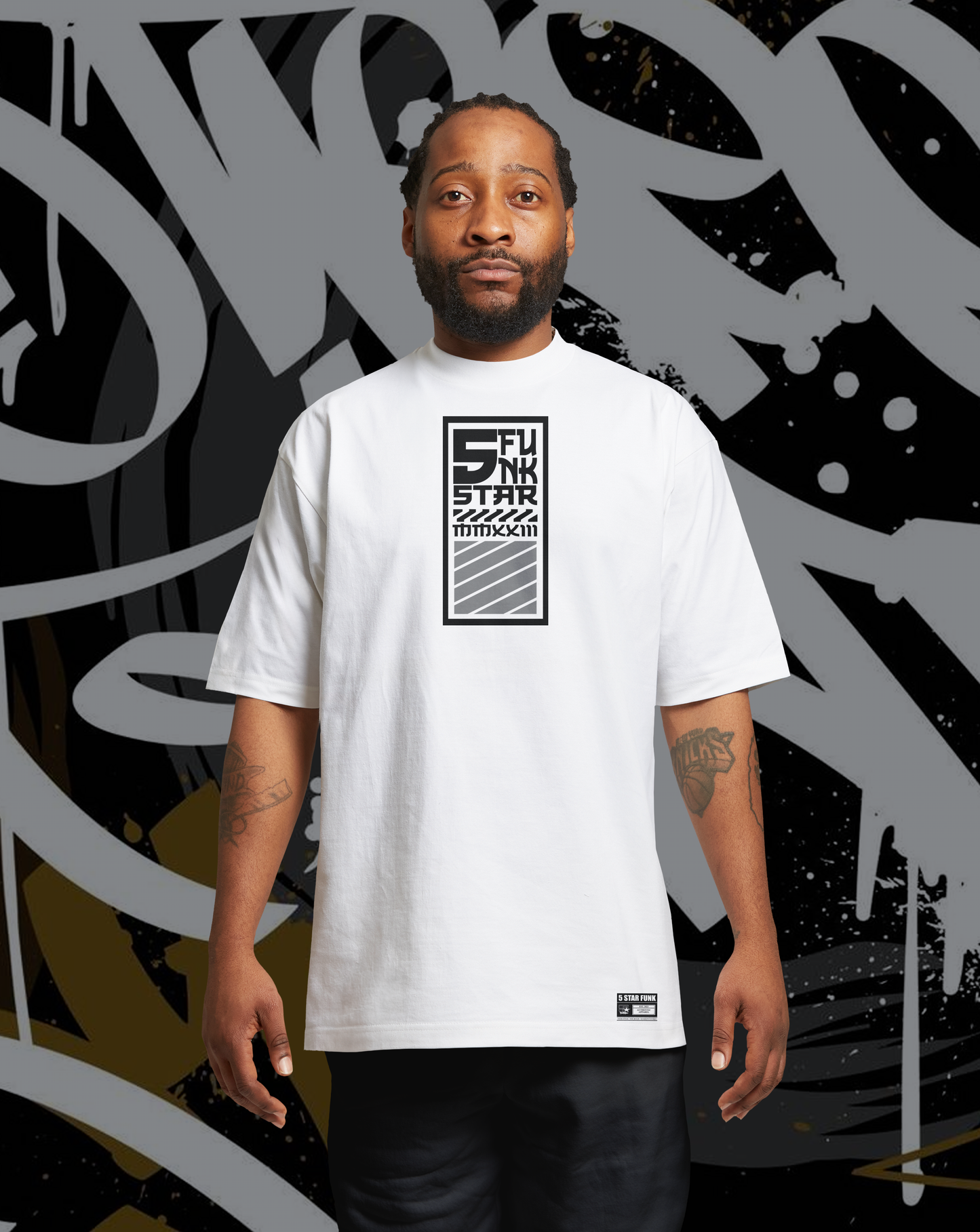 5 Star Funk Tech wear Phase 1, unisex, graphic apparel, streetwear, crew neck, Short sleeve, t-shirt