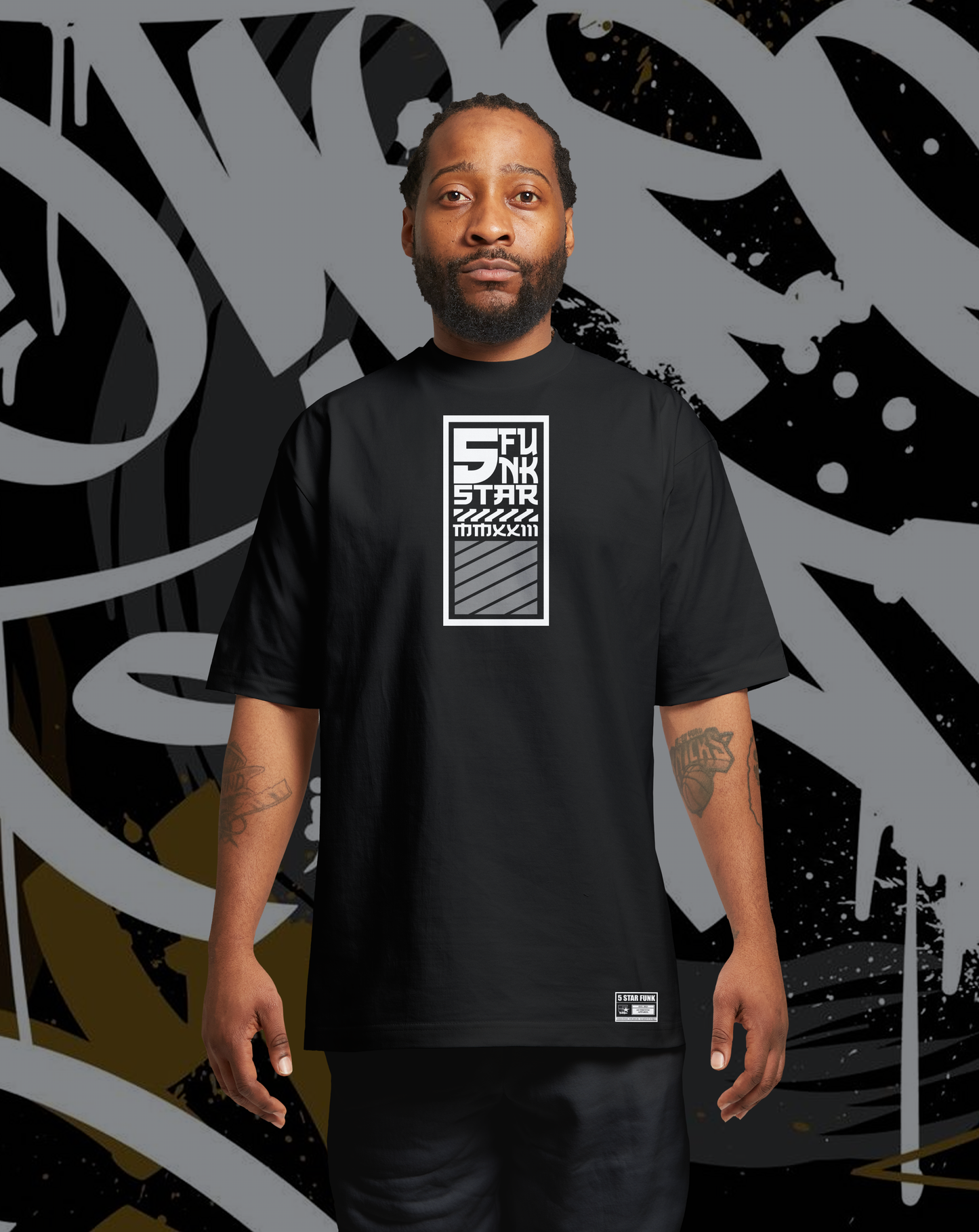 5 Star Funk Tech wear Phase 1, unisex, graphic apparel, streetwear, crew neck, Short sleeve, t-shirt