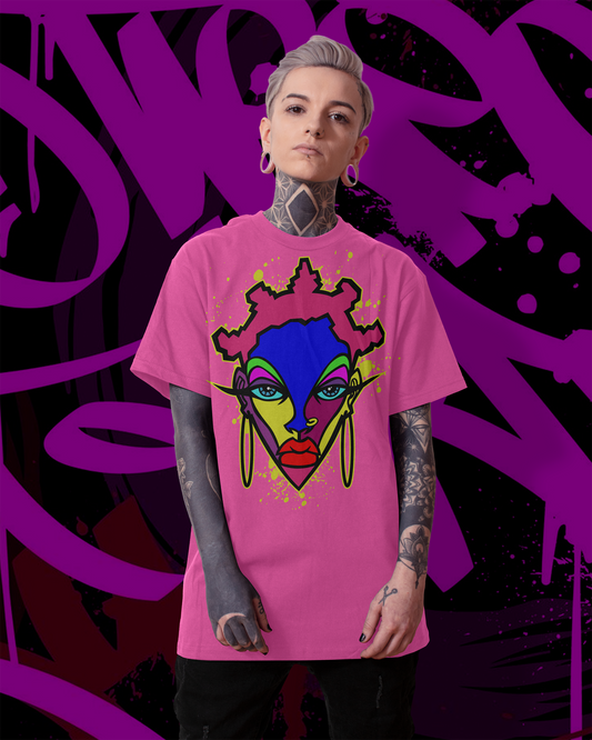 5 Star Funk "AFROPUNK" graffiti, graphic apparel, streetwear, Women's Graphic Tee