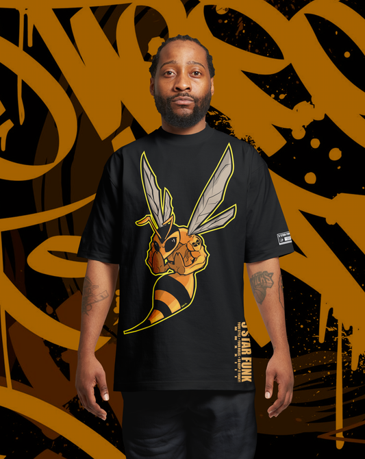 5 Star Funk "Killer Bee" T Shirt Gift for Hip Hop Fan, Graphic Art Shirt, New York Hip Hop Culture Shirt unisex oversized