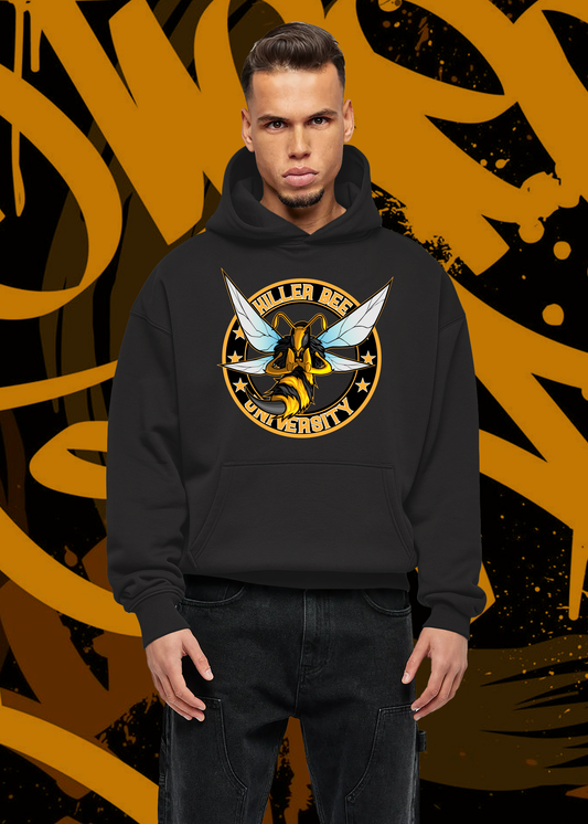 5 Star Funk "Killer Bee University" Men's Graphic Hoodie unisex graphic apparel hip hop streetwear pullover killer bee fashion rap long sleeve deluxe