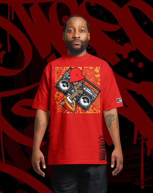 5 Star Funk "Radio" graphic apparel, unisex, streetwear, crew neck, gift, oversized t-shirt